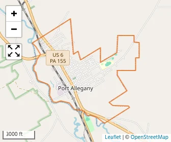 Area schools map